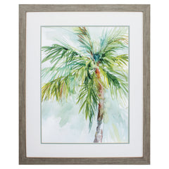 27' X 33' Woodtoned Frame Palm Breezes II