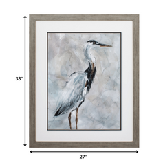 27' X 33' Woodtoned Frame Crane At Dusk I