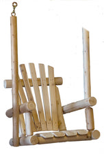 31' X 24' X 47'  Natural Wood Single Chair Porch Swing