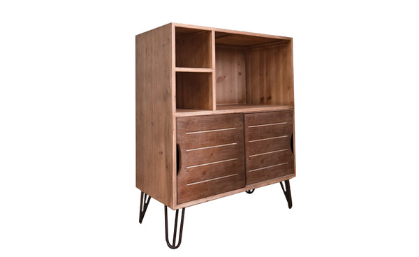 16" x 31" x 39" Brown, Wood, Cabinet/Storage