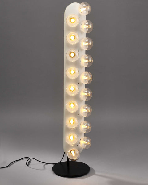 10 X 42.5 White Aluminum Floor Lamp