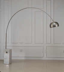 75 X 79 White Aluminum Floor Lamp