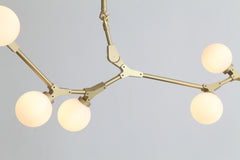 90.5 X 18 X 17 Black White Iron Glass Pendant Lamp