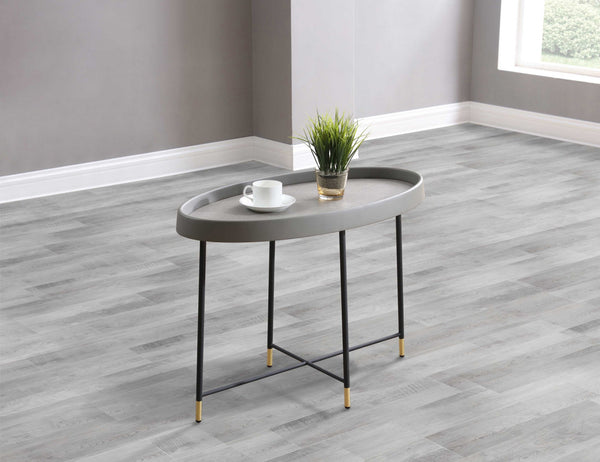 29.5 X 16 X 21 Black Metal Side Table