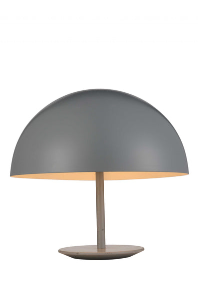 16 X 16 X 16 Grey Aluminum Table Lamp