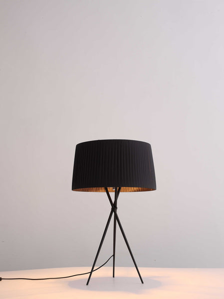 18 X 18 X 29.5 Black Carbon Steel Table Lamp