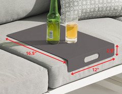 16.5 X 12 X 2.5 Gray Aluminum Aluminum Tray