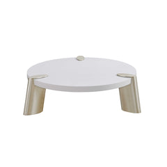 40 X 40 X 13 Matte White Finish Coffee Table