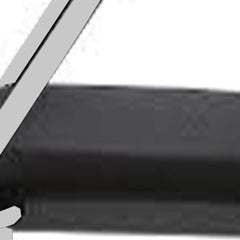 25" x 21" x 33.75" Grey Frame Plastic  Fabric Guest Chair