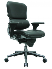 26" x 27.5" x 40" Black Leather Chair