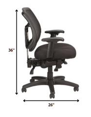 26" x 20" x 36"Black Mesh / Fabric