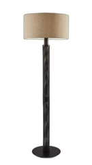 Black Metal Cage Floor Lamp