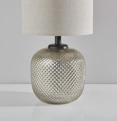 Bronze Metal Dotty Table Lamp with Night Light
