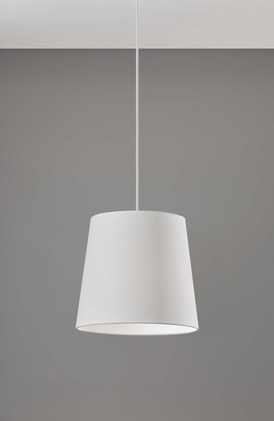 White Round Drum Portable Pendant