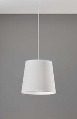 White Round Drum Portable Pendant