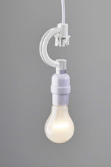 White Round Drum Portable Pendant