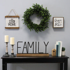 Family Metal & Wood Tabletop