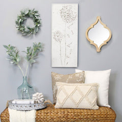 Moroccan Quatrefoil Wood Wall Mirror