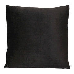 Black Velvet 18 Square Pillow