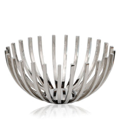 14' Round Stainless Steel Modern Open Centerpiece Bowl