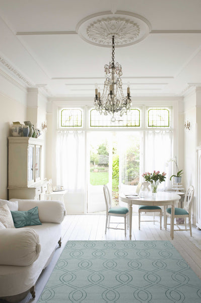 5' x 7' Ocean Polyester Rug