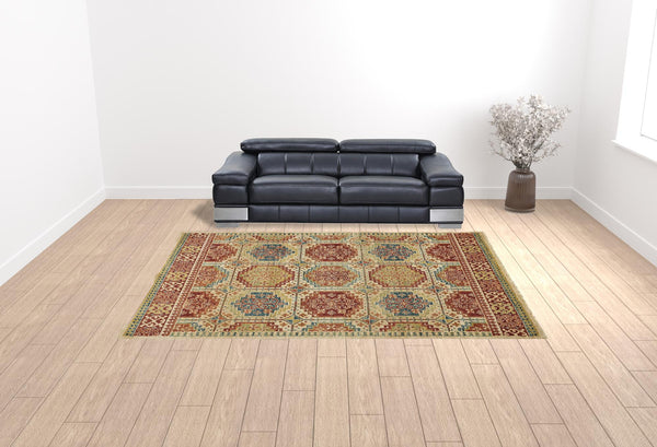 118" X 158" Sand Polypropylene Rug