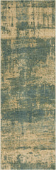 63" X 91" Seafoam Polypropylene Rug
