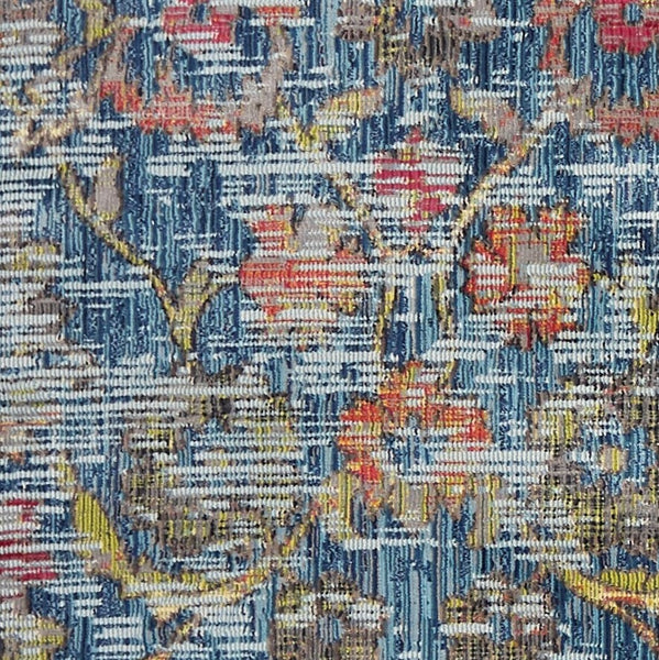 94 X 134 Blue Polypropylene Rug