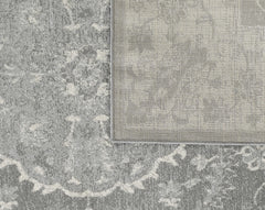 5' x 7' Grey Medallion Area Rug