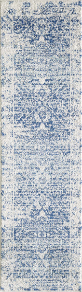 8' x 11' Ivory or Blue Medallion Indoor Area Rug
