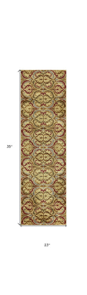 23 X 35 Gold Polypropylene Rug