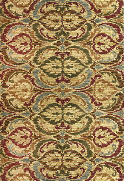 94" X 118" Gold Polypropylene Rug