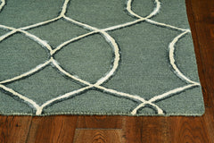 144 X 180 Charcoal Wool or Viscose Rug