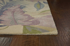 105 X 156 Grey Polyester or  Viscose Rug