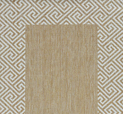 3' x 5' Natural Polypropylene Area Rug