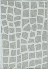 3' x 5' Ivory or Grey Polypropylene Area Rug