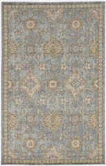 9'x13' Sage Green Machine Woven Vintage Traditional Indoor Area Rug