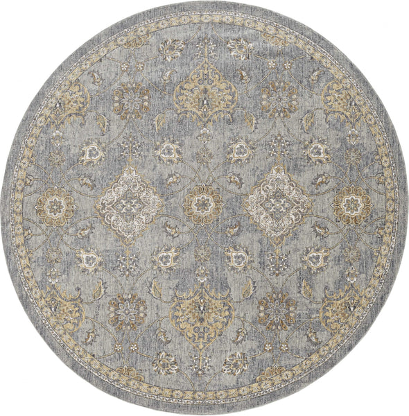108 X 108 Sage Green Wool Rug