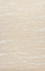 3'x5' Ivory Hand Tufted Abstract Indoor Area Rug