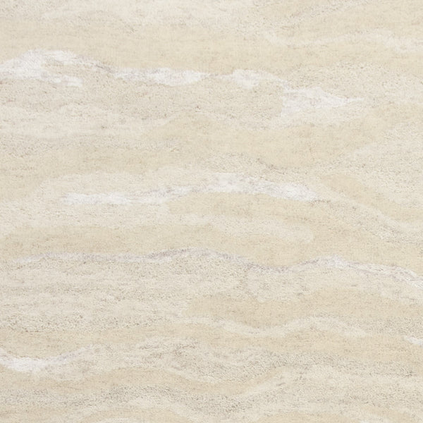 9'x12' Ivory Hand Tufted Abstract Indoor Area Rug