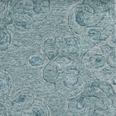 3'x5' Seafoam Blue Hand Tufted Floral Indoor Area Rug