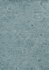 5'x7' Seafoam Blue Hand Tufted Floral Indoor Area Rug