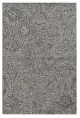 3'x5' Grey Hand Tufted Abstract Indoor Area Rug