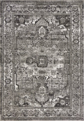 2' x 7' Grey Polypropylene Area Rug