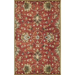 3' x 5' Sienna Medallion Vines Wool Rug