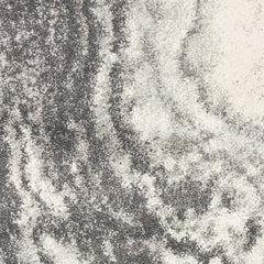 7' x 9' Ivory or Grey Abstract Marble Design Indoor Area Rug