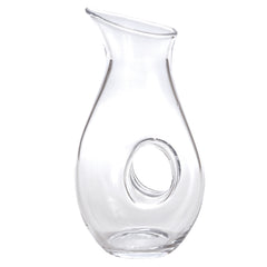 Mouth Blown Lead Free Crystal Pitcher  28 oz
