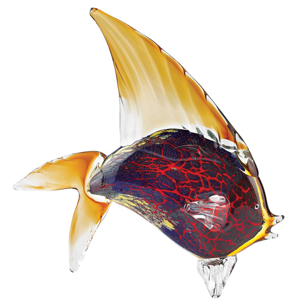 16 MultiColor Glass Art Tropical Fish Figurine