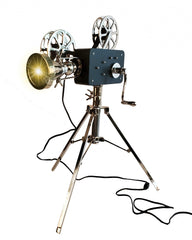 Movie Projector Aluminum Model