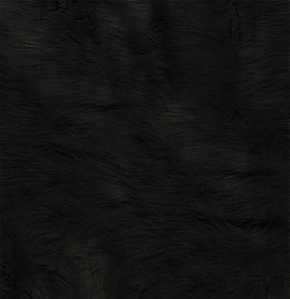 Faux Cowhide Rug 4 x 5  - Black